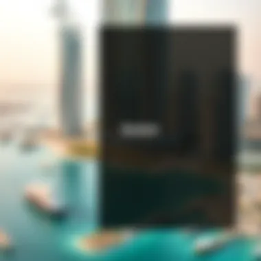 Prime Location of Beach Isle Tower in Dubai A map highlighting the strategic location of Beach Isle Tower within Dubai.