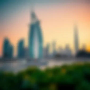 Modern Architecture of Dubai Dubai skyline showcasing modern architecture