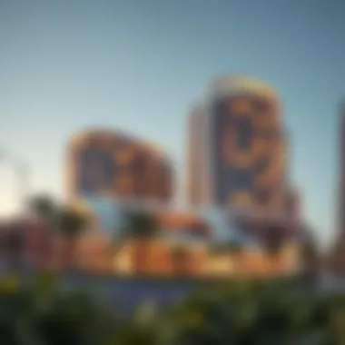 Innovative Future Designs in Dubai's Real Estate Future design concept illustrations depicting innovative architectural styles in Dubai