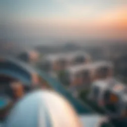 Aerial view of Dubai showcasing Altair Real Estate developments