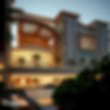 Architectural Marvel of Binghatti Horizons A breathtaking view of Binghatti Horizons showcasing its unique architectural design.