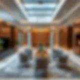 Modern private office interior showcasing innovative design