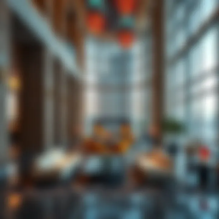 Interior design of HSBC Tower emphasizing its professional environment