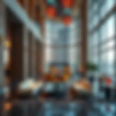 Interior Aesthetics of HSBC Tower Interior design of HSBC Tower emphasizing its professional environment