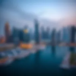 Stunning skyline view of Dubai Marina showcasing luxury apartments