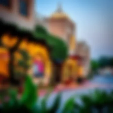 Local Amenities in Nad Al Hamar Local amenities in Nad Al Hamar, featuring shops and cafes