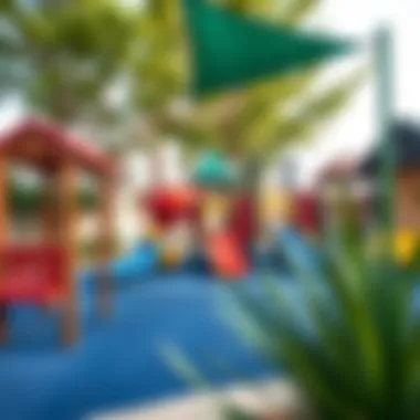 Outdoor Play Area for Young Learners Play area at Raffles Nursery featuring outdoor play equipment