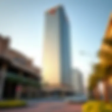Real estate development around Al Jawad Tower